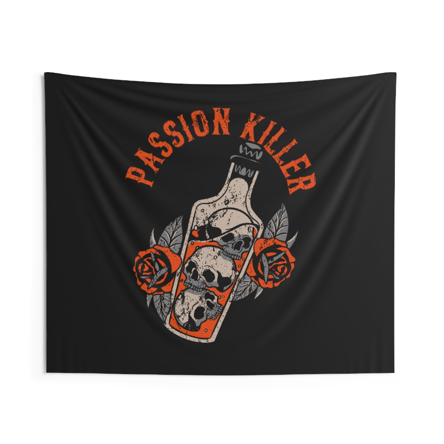 Passion Killer Wall Tapestry - Gothic Decor for Home & Parties
